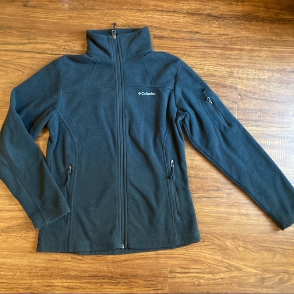 Columbia fast trek ll black fleece jacket size small - Picture 4 of 12